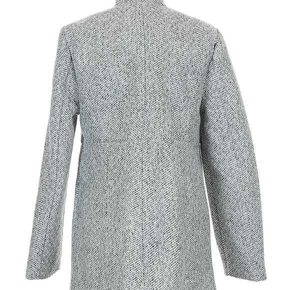 Grey & White Unstructured Blazer - Picture 2 of 5